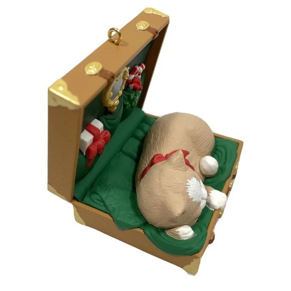 Vintage Hallmark Christmas Ornament 1997 Holiday Keepsakes Cats Naps Kitten Red main image 7